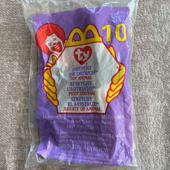 Ty Teenie Beanie Stretchy the Ostrich in Unopened Original Packaging with Tag - Picture 2 of 3